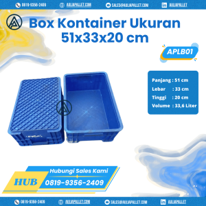 Box Kontainer Bekas/Baru Ukuran 51x33x20 - APLB01