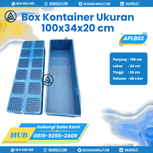 Box Kontainer Bekas/Baru Ukuran 100x34x20 - APLB02