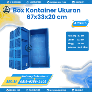 Box Kontainer Bekas/Baru Ukuran 67x33x20 - APLB05