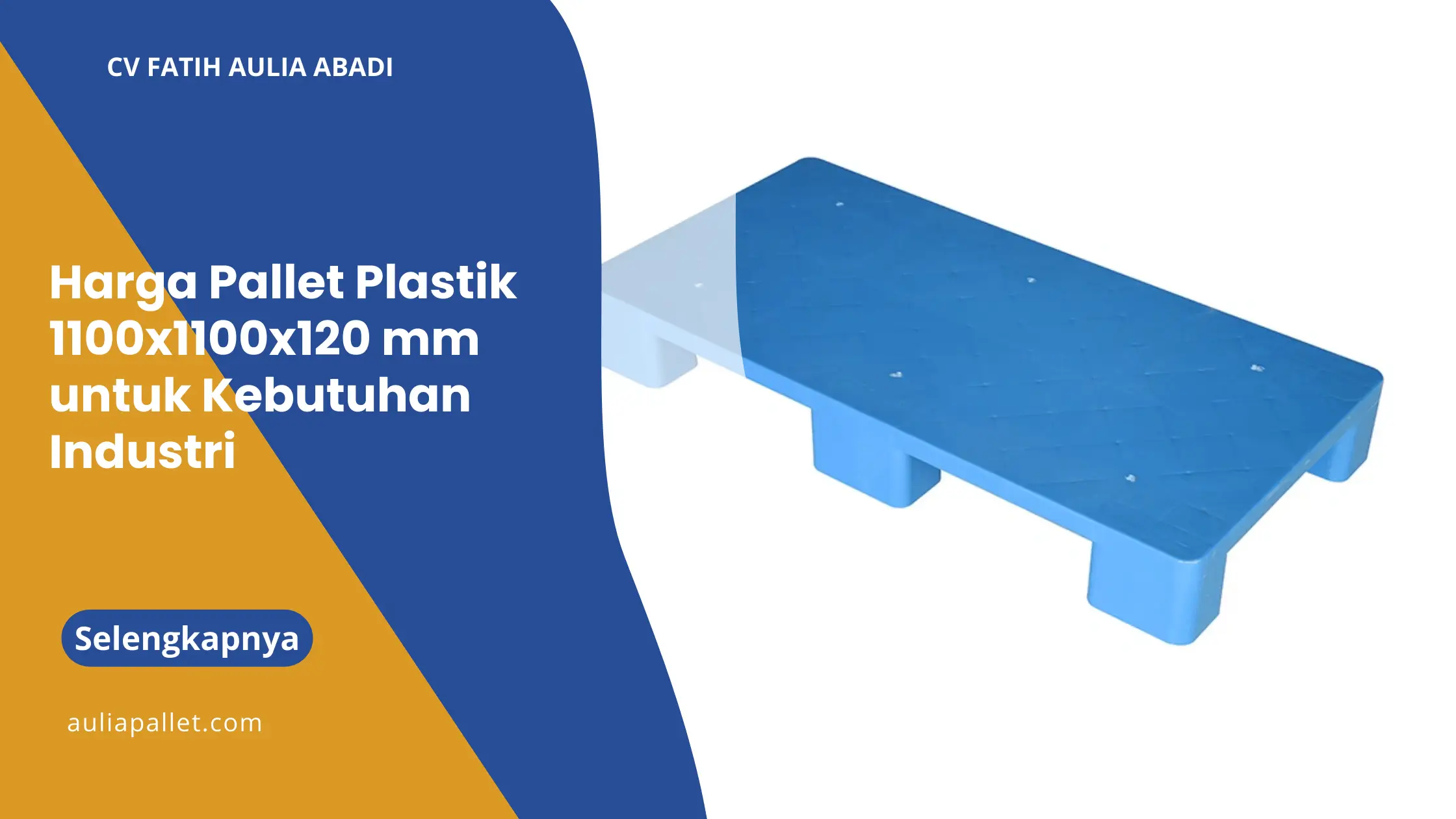 Harga Pallet Plastik 1100x1100x120 mm untuk Kebutuhan Industri