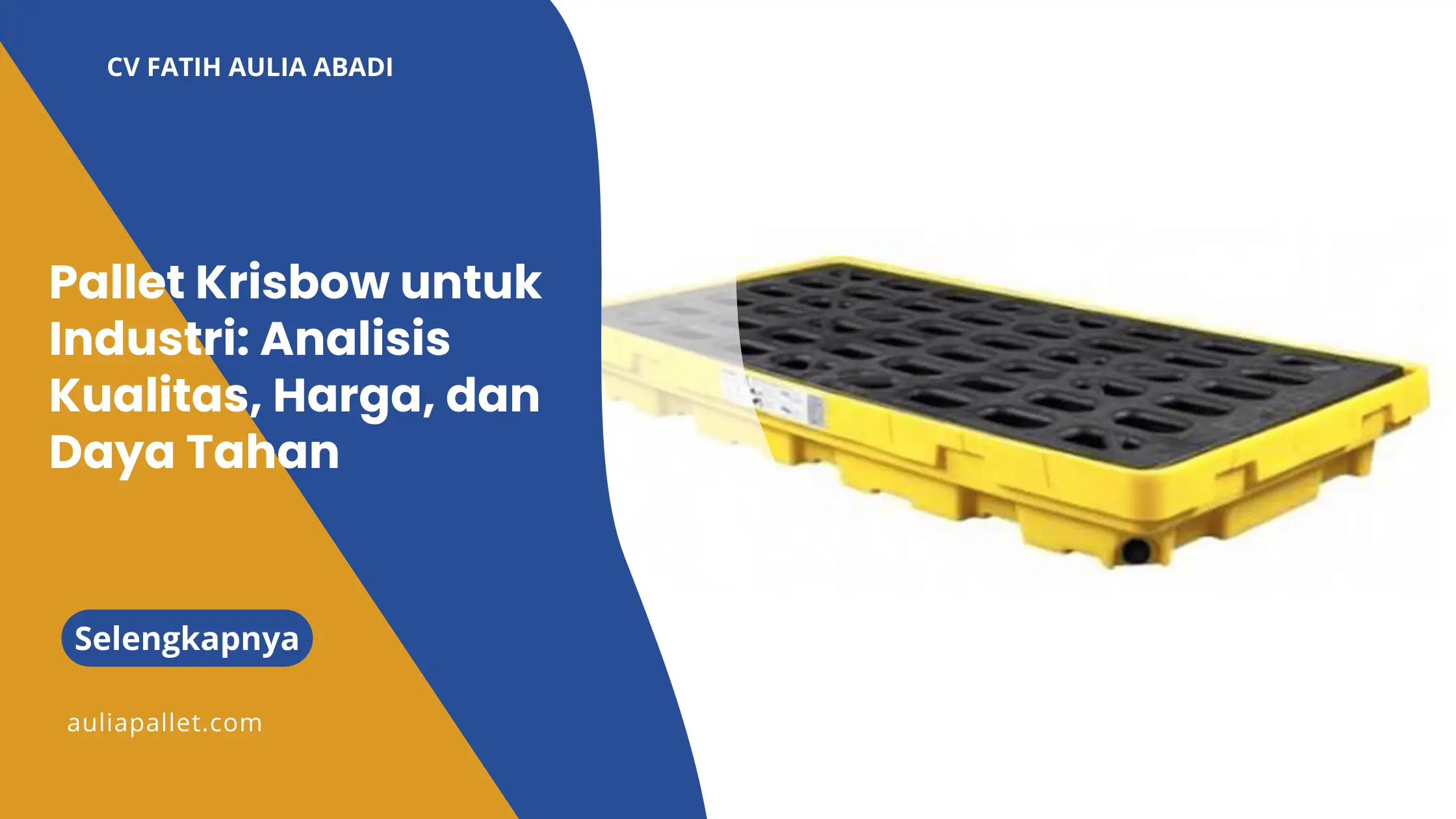 Pallet Krisbow untuk Industri Analisis Kualitas, Harga, dan Daya Tahan