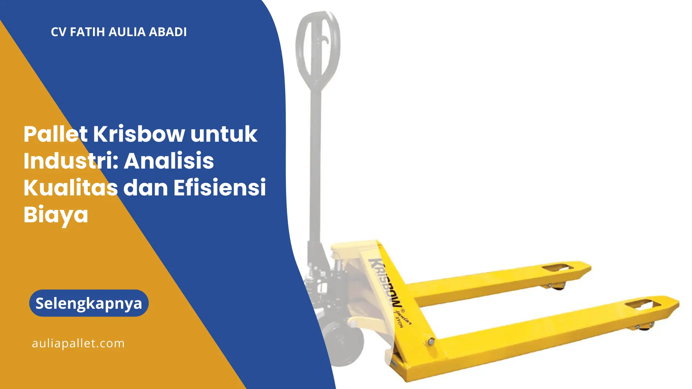 Pallet Krisbow untuk Industri: Analisis Kualitas dan Efisiensi Biaya