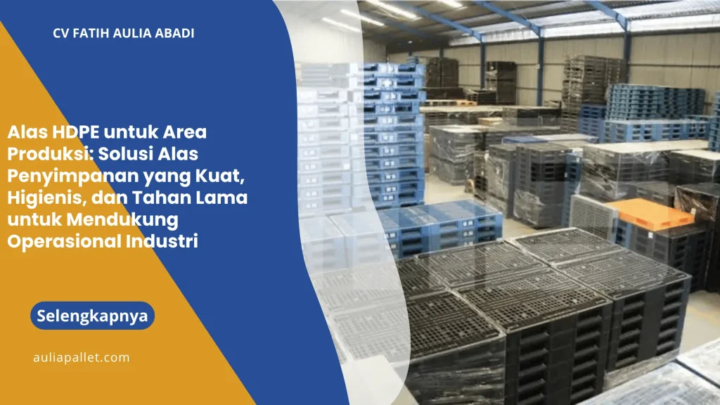 Gambar alas HDPE untuk area produksi pabrik
