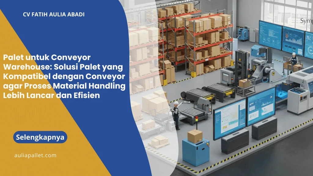 Palet untuk Conveyor Warehouse: Solusi Palet yang Kompatibel dengan Conveyor agar Proses Material Handling Lebih Lancar dan Efisien